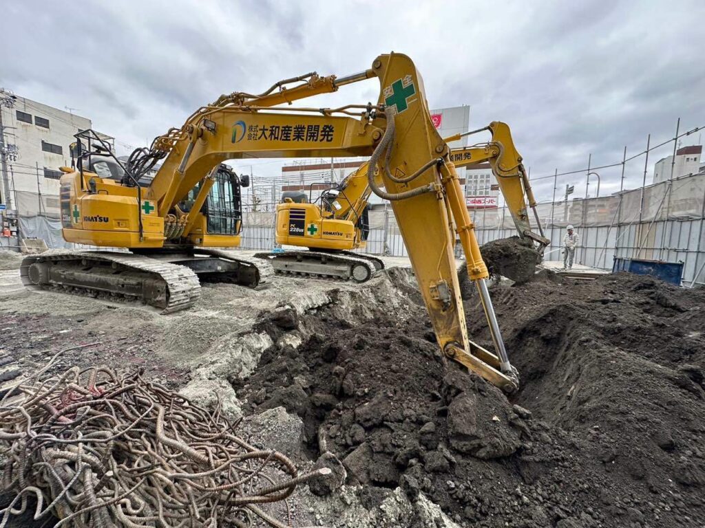 兵庫県神戸市（S造3Ｆ建物+S造タワーパーキング）解体工事　大和産業開発